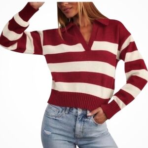 Joseph A. Collard Striped Sweater